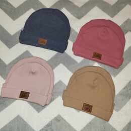 Cotton hat light pink 1
